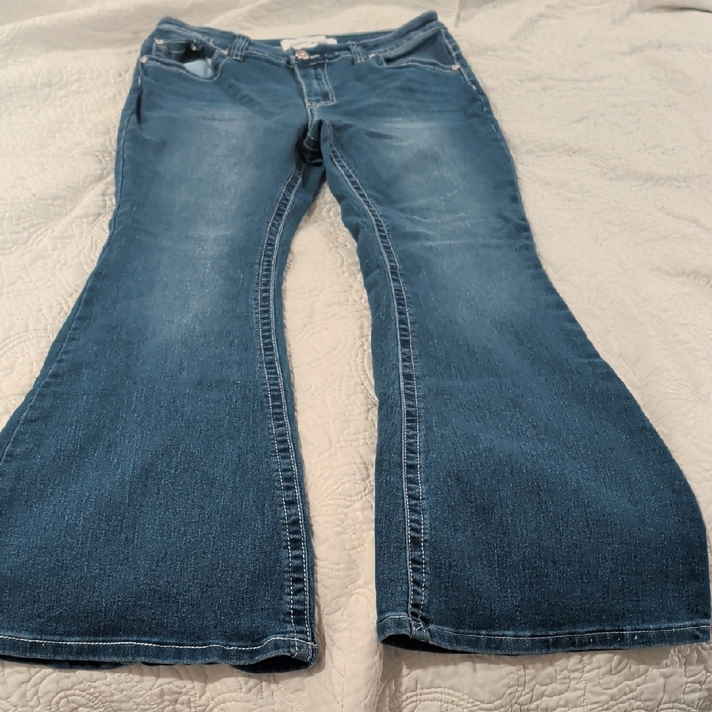 GOGO Flare Women's Jeans in Blue